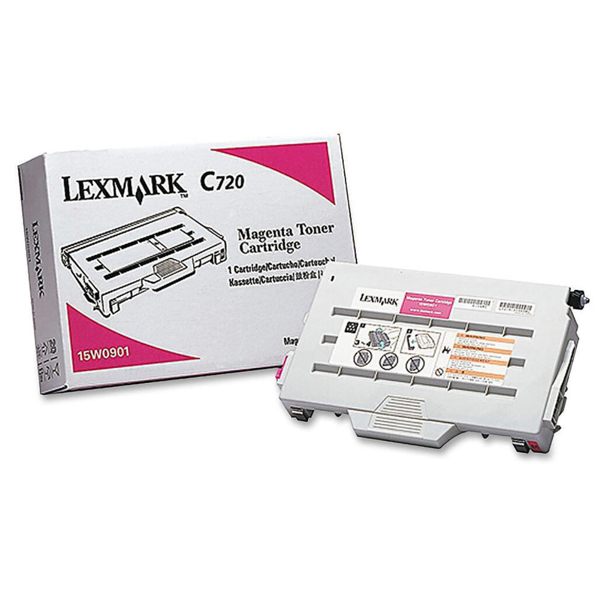 LEXMARK 15W0901 Magenta Original Toner Cartridge - Cartouches Certifiées
