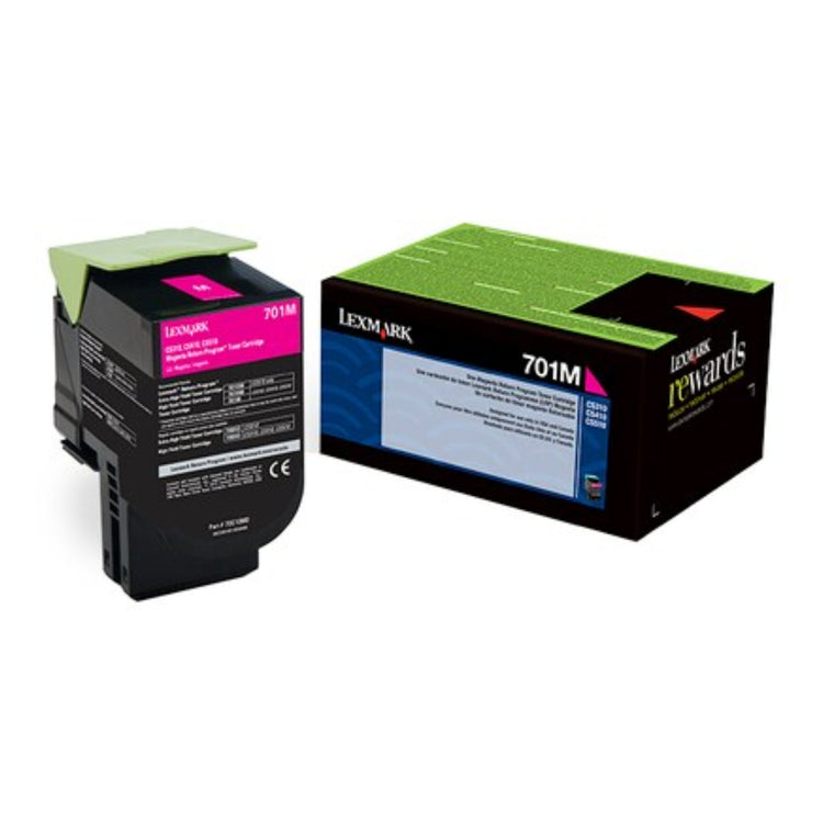 LEXMARK 70C10M0 Magenta Original Toner Cartridge - Cartouches Certifiées
