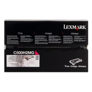 LEXMARK C500H2MG Magenta Original Toner Cartridge - Cartouches Certifiées