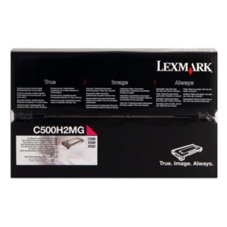 LEXMARK C500H2MG Magenta Original Toner Cartridge - Cartouches Certifiées