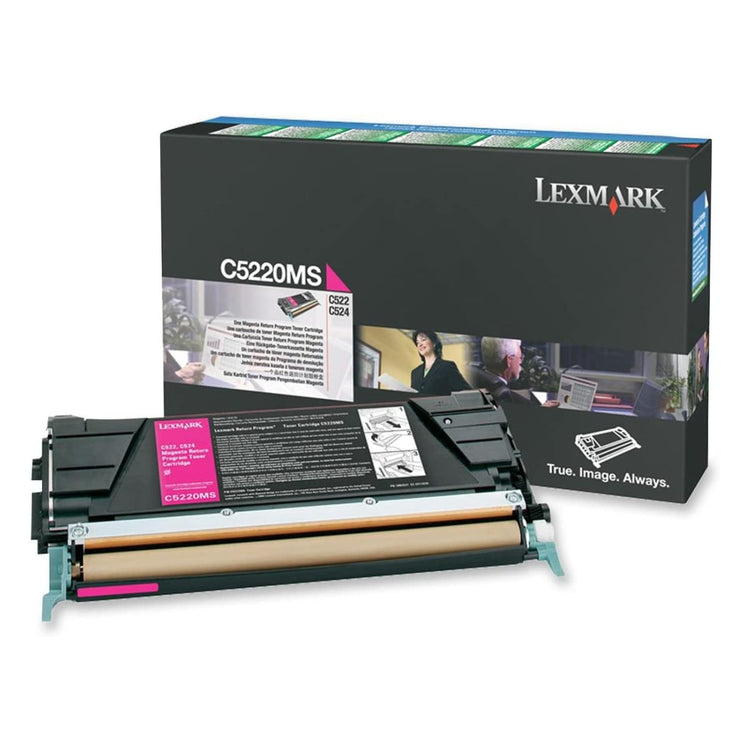 LEXMARK C5220MS Magenta Original Toner Cartridge - Cartouches Certifiées