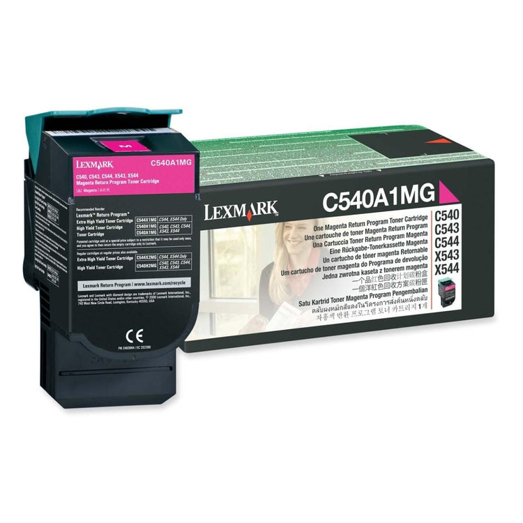LEXMARK C540A1MG Magenta Original Toner Cartridge - Cartouches Certifiées