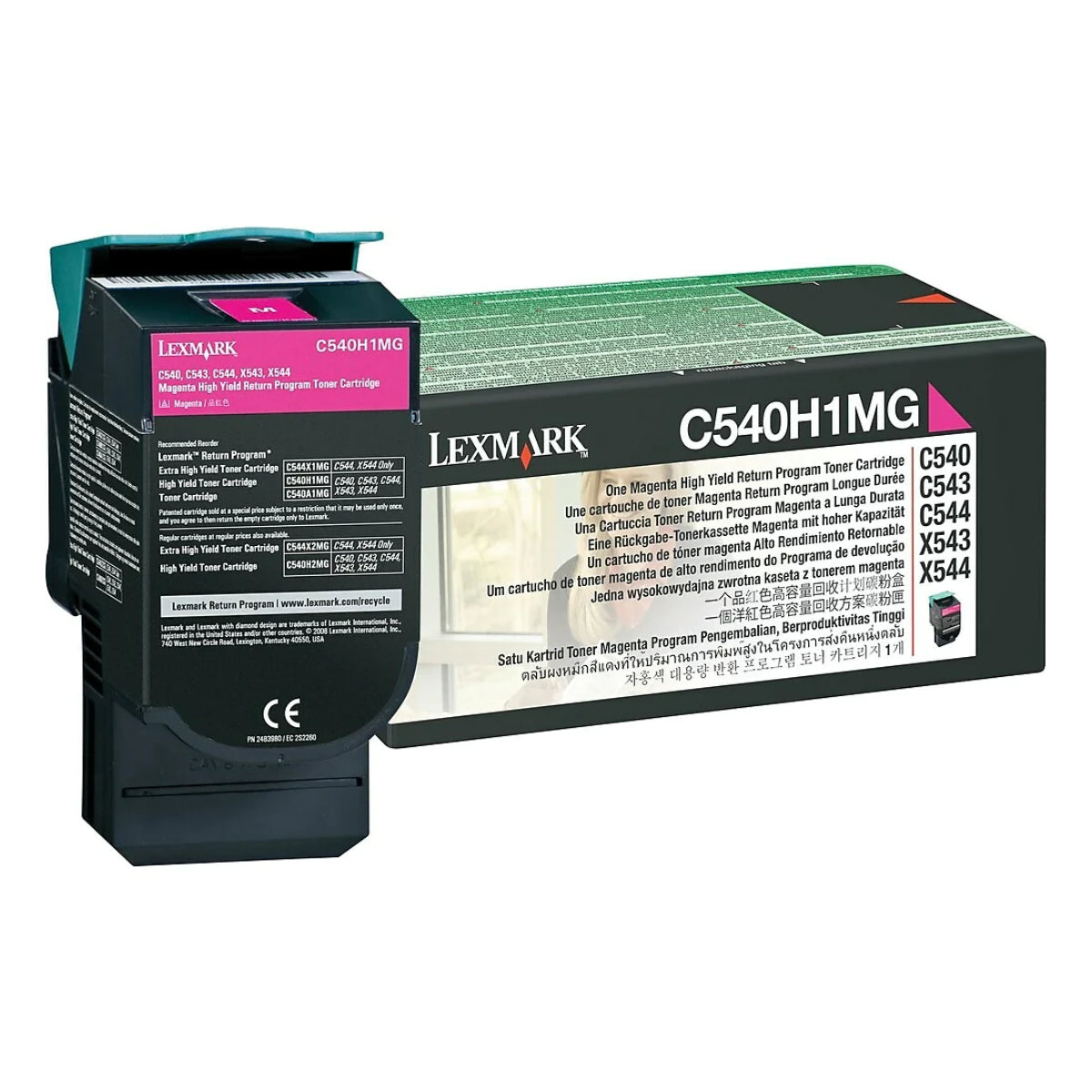 LEXMARK C540H1MG Magenta Original Toner Cartridge - Cartouches Certifiées