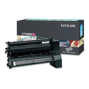 LEXMARK C7700MH Magenta Original Toner Cartridge - Cartouches Certifiées