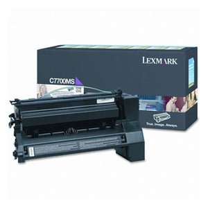 LEXMARK C7700MS Magenta Original Toner Cartridge - Cartouches Certifiées