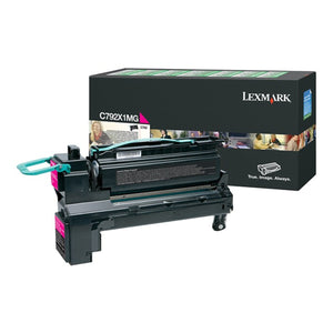LEXMARK C792X1MG Magenta Original Toner Cartridge - Cartouches Certifiées