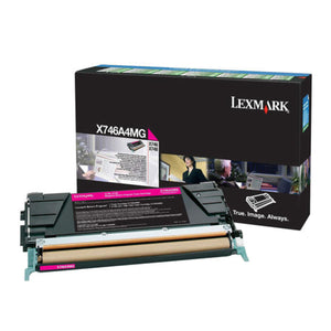 LEXMARK X746A1MG (X746A2MG) Magenta Original Toner Cartridge - Cartouches Certifiées