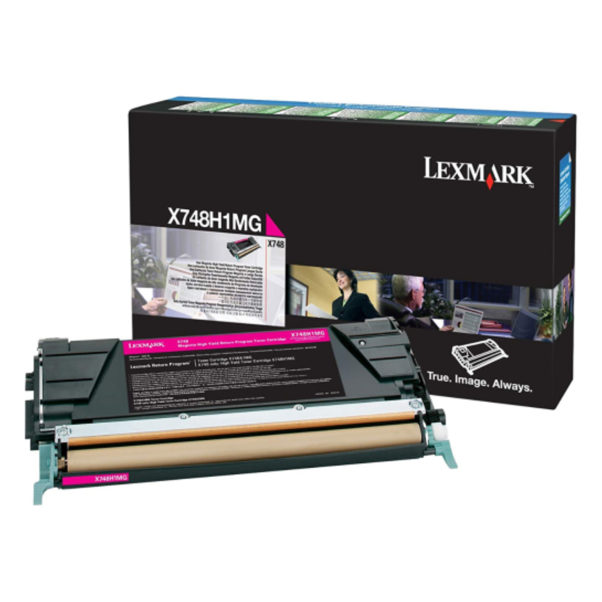 LEXMARK X748H1MG Magenta Original Toner Cartridge - Cartouches Certifiées