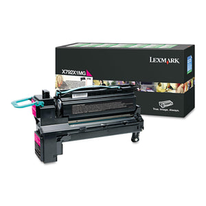 LEXMARK X792X1MG Magenta Original Toner Cartridge - Cartouches Certifiées