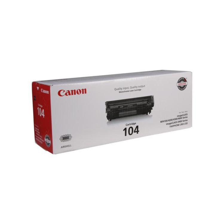 CANON 104 (0263B001) Black Original Toner Cartridge - Cartouches Certifiées