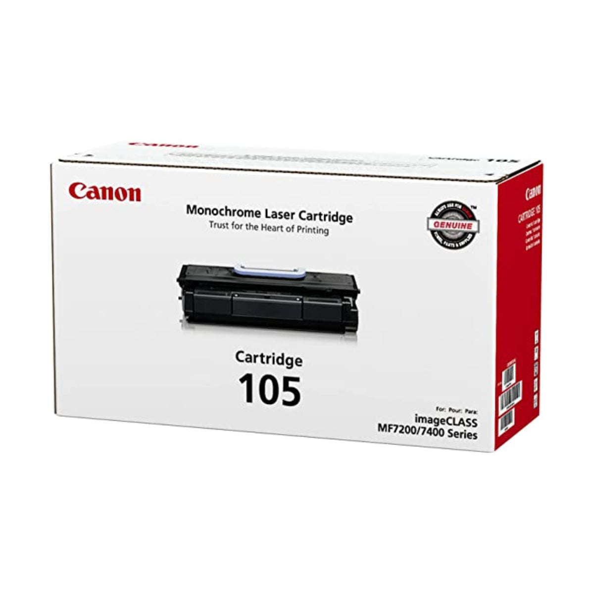 CANON 105 (0265B001) Black Original Toner Cartridge - Cartouches Certifiées