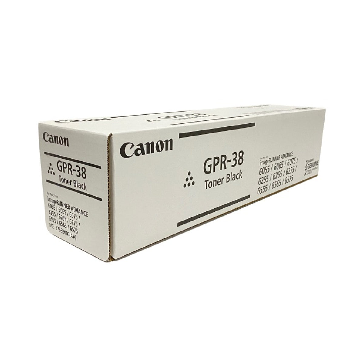 CANON GPR-38 (3766B003AA) Black Original Toner Cartridge - Cartouches Certifiées