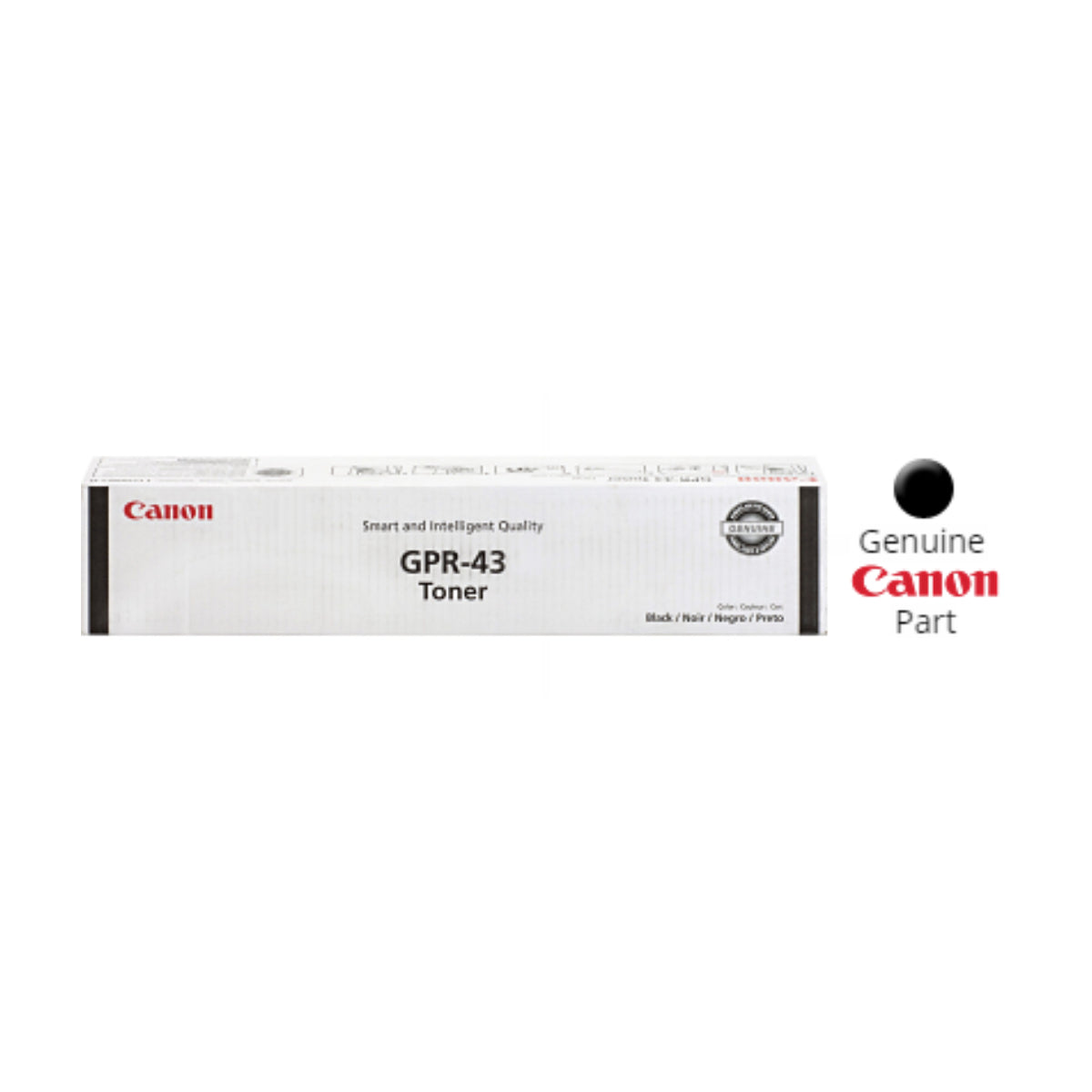 CANON GPR-43 (4792B003) Black Original Toner Cartridge - Cartouches Certifiées