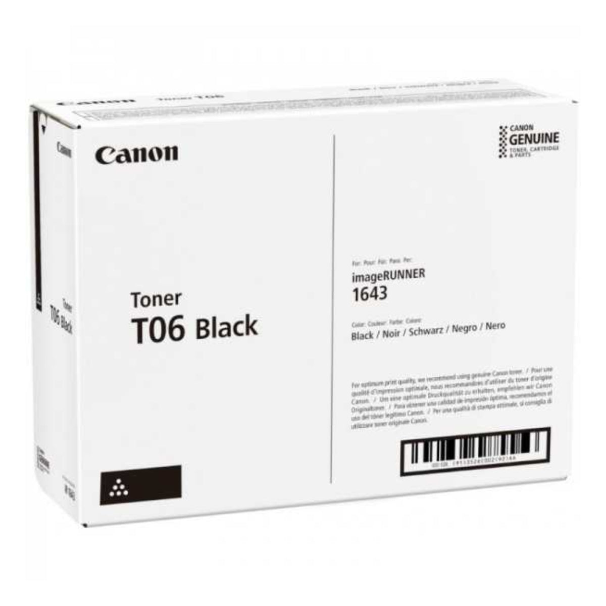 CANON T06 (3526C001AA) Black Original Toner Cartridge - Cartouches Certifiées
