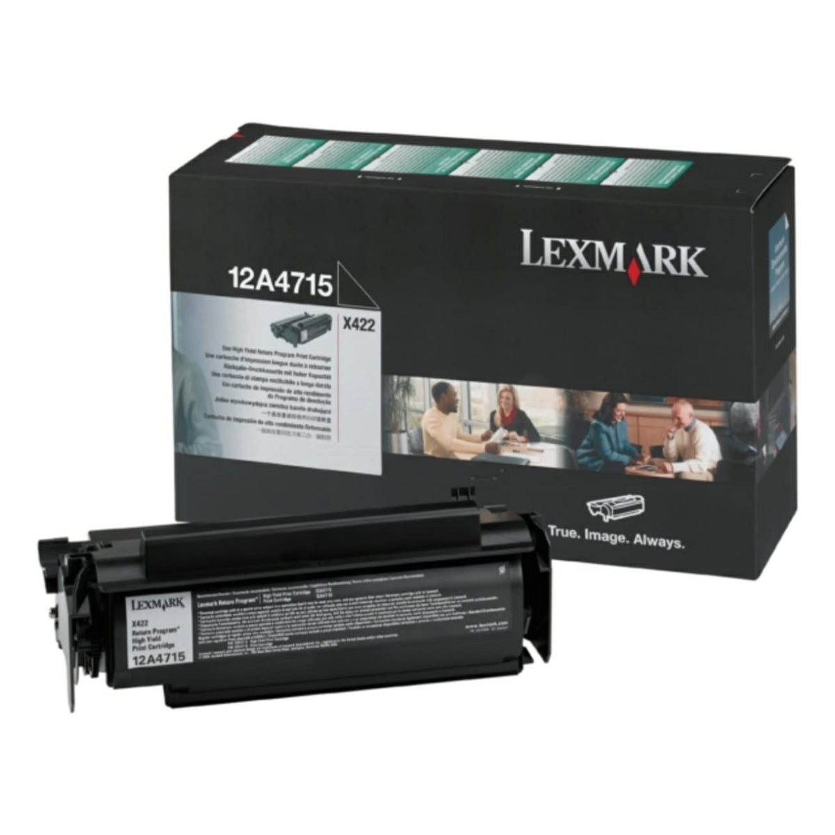 LEXMARK 12A4715 Black Original Toner Cartridge - Cartouches Certifiées