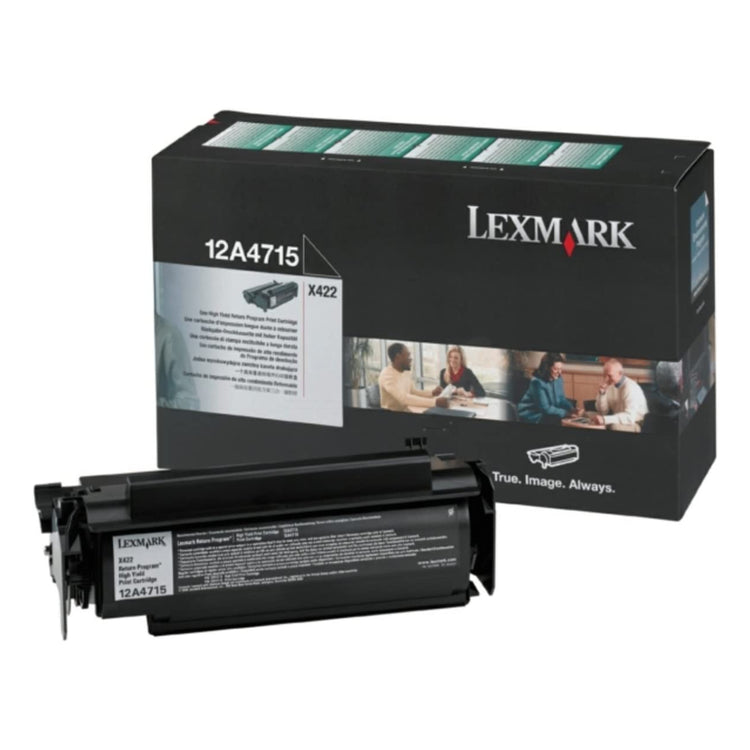 LEXMARK 12A4715 Black Original Toner Cartridge - Cartouches Certifiées