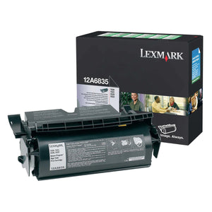 LEXMARK 12A6835 Black Original Toner Cartridge - Cartouches Certifiées