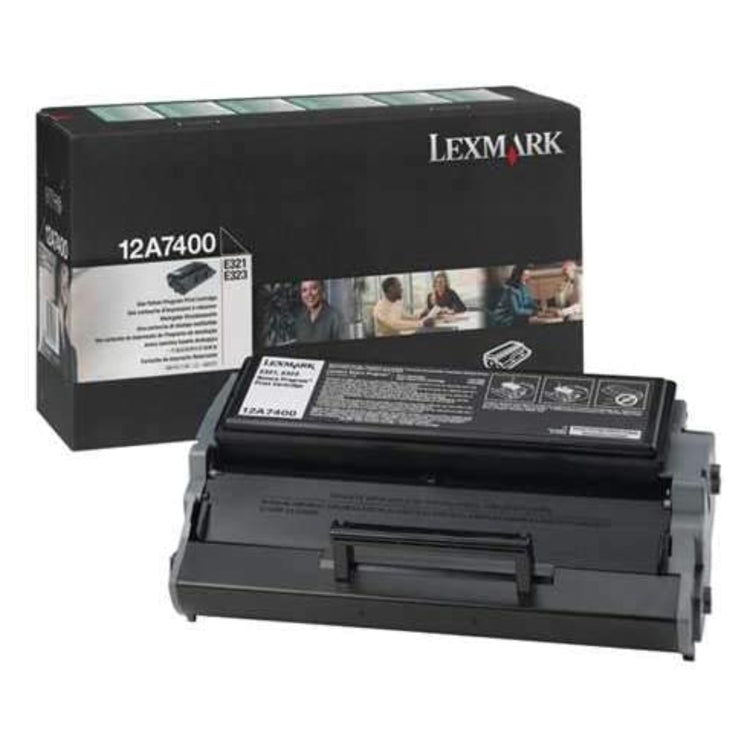 LEXMARK 12A7400 Black Original Toner Cartridge - Cartouches Certifiées