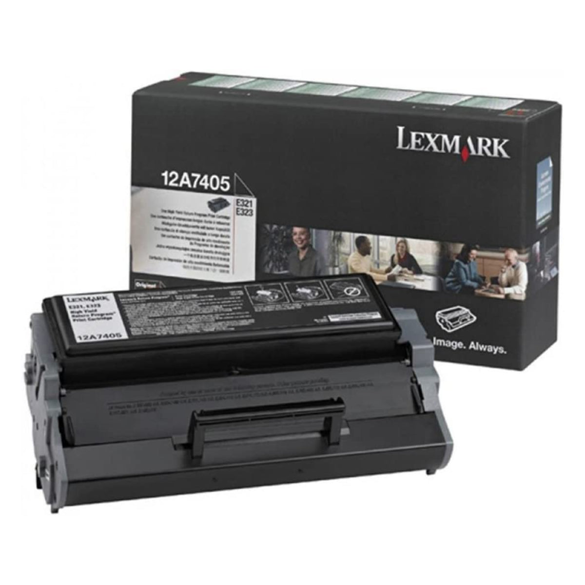 LEXMARK 12A7405 Black Original Toner Cartridge - Cartouches Certifiées