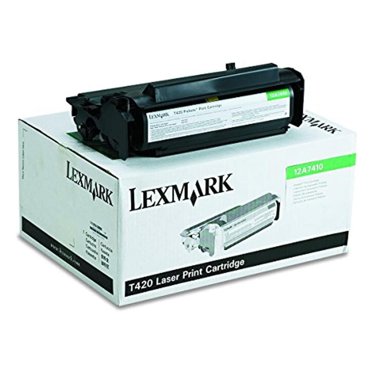 LEXMARK 12A7410 Black Original Toner Cartridge - Cartouches Certifiées