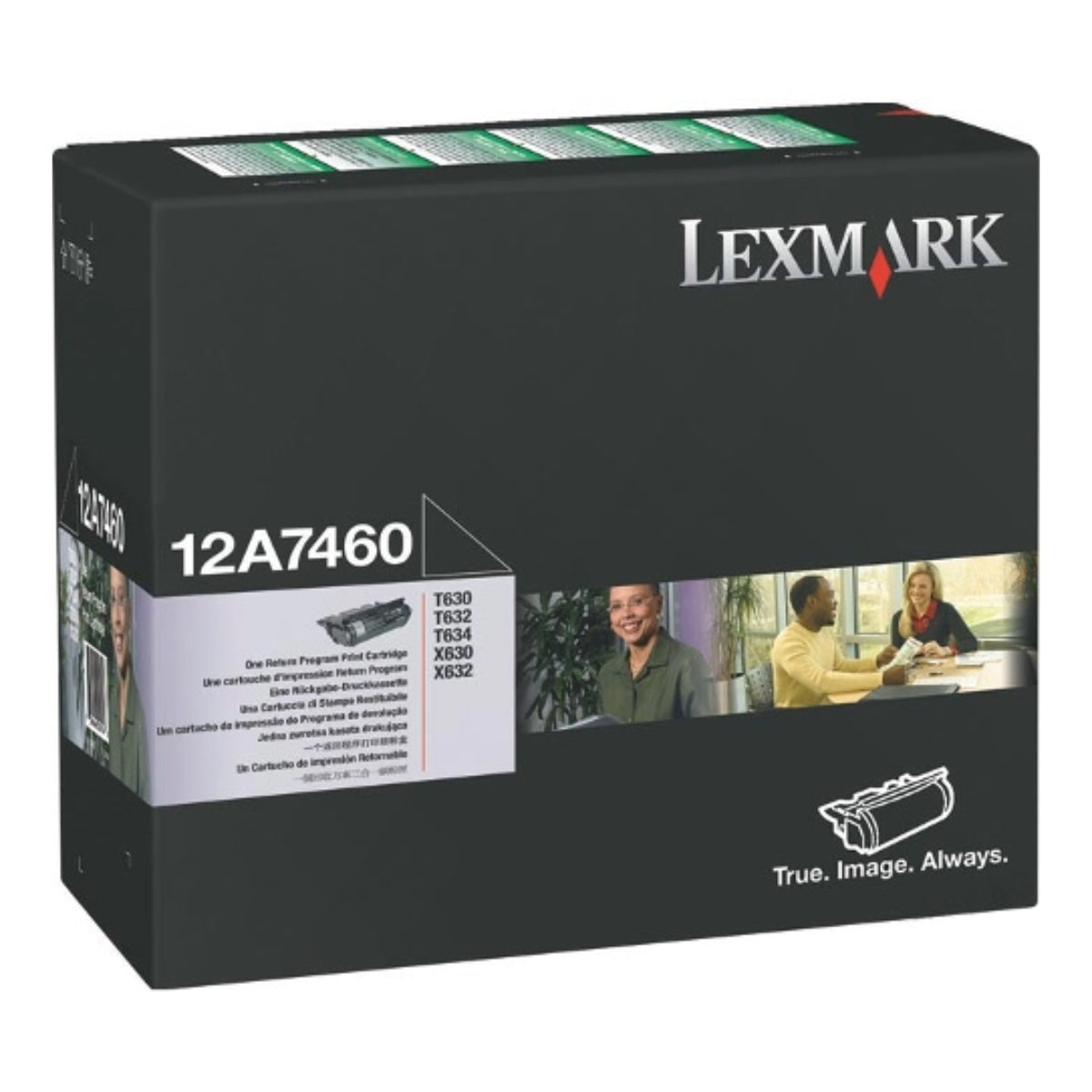 LEXMARK 12A7460 Black Original Toner Cartridge - Cartouches Certifiées