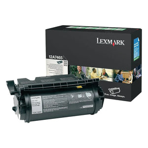 LEXMARK 12A7465 Black Original Toner Cartridge - Cartouches Certifiées