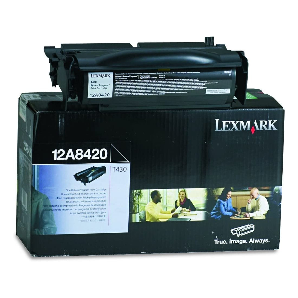 LEXMARK 12A8420 Black Original Toner Cartridge - Cartouches Certifiées