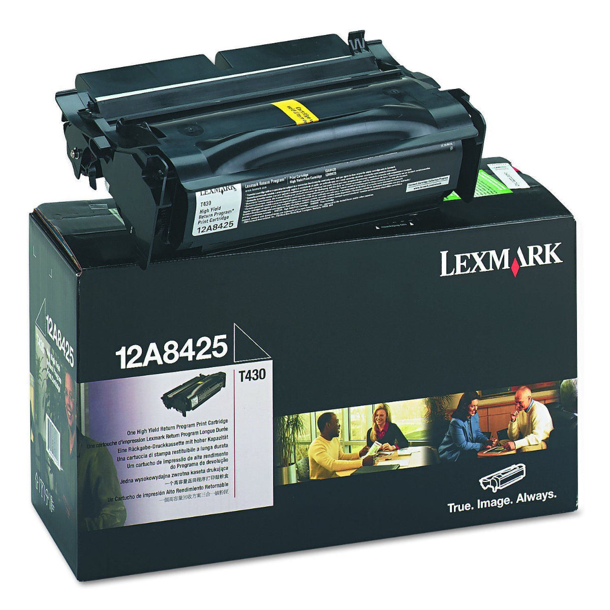 LEXMARK 12A8425 Black Original Toner Cartridge - Cartouches Certifiées