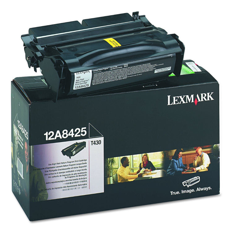 LEXMARK 12A8425 Black Original Toner Cartridge - Cartouches Certifiées