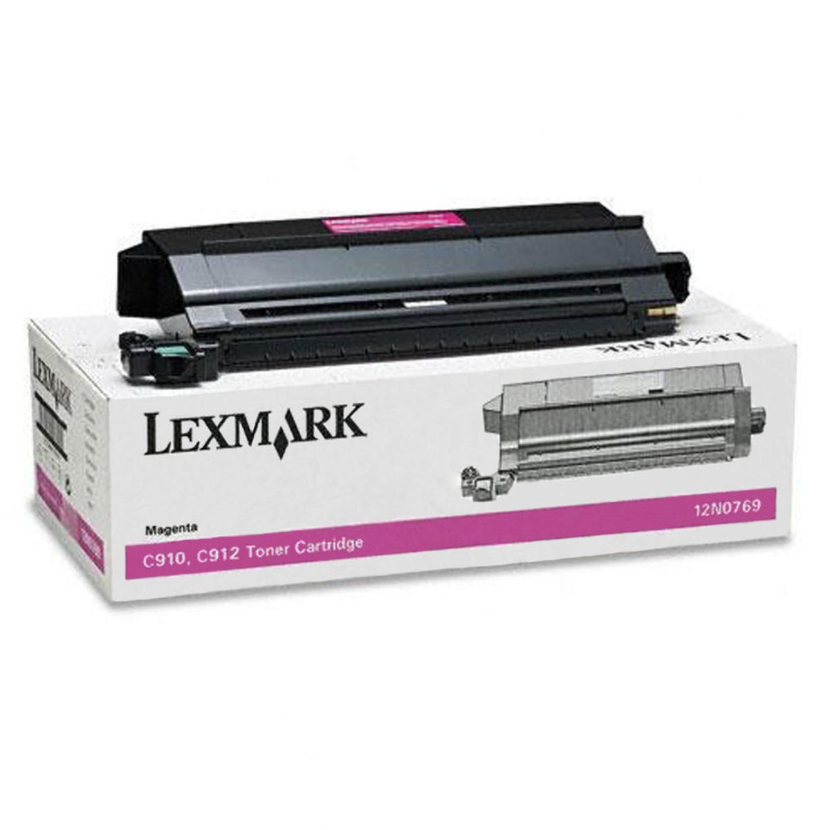 LEXMARK 12N0769 Magenta Original Toner Cartridge - Cartouches Certifiées