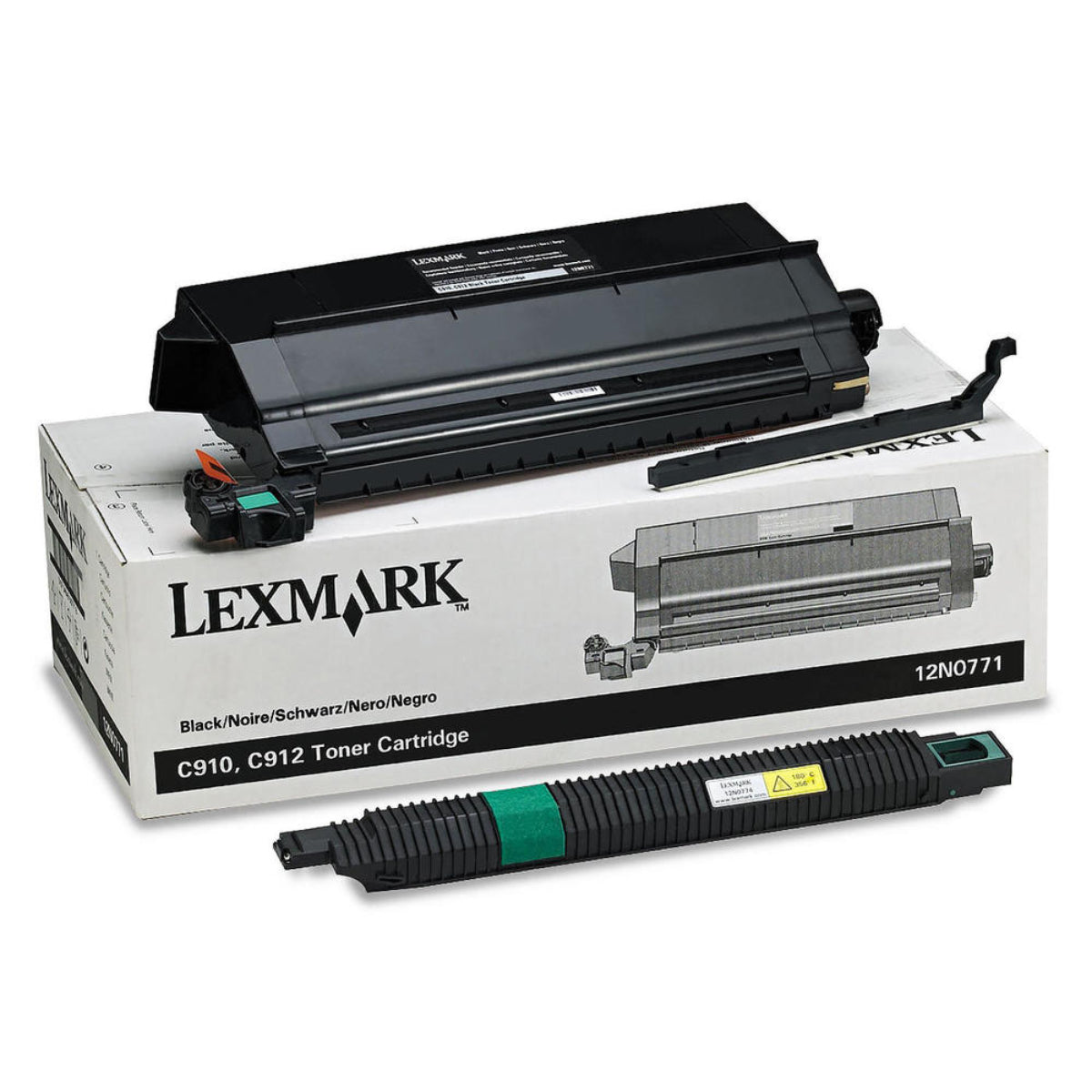 LEXMARK 12N0771 Black Original Toner Cartridge - Cartouches Certifiées