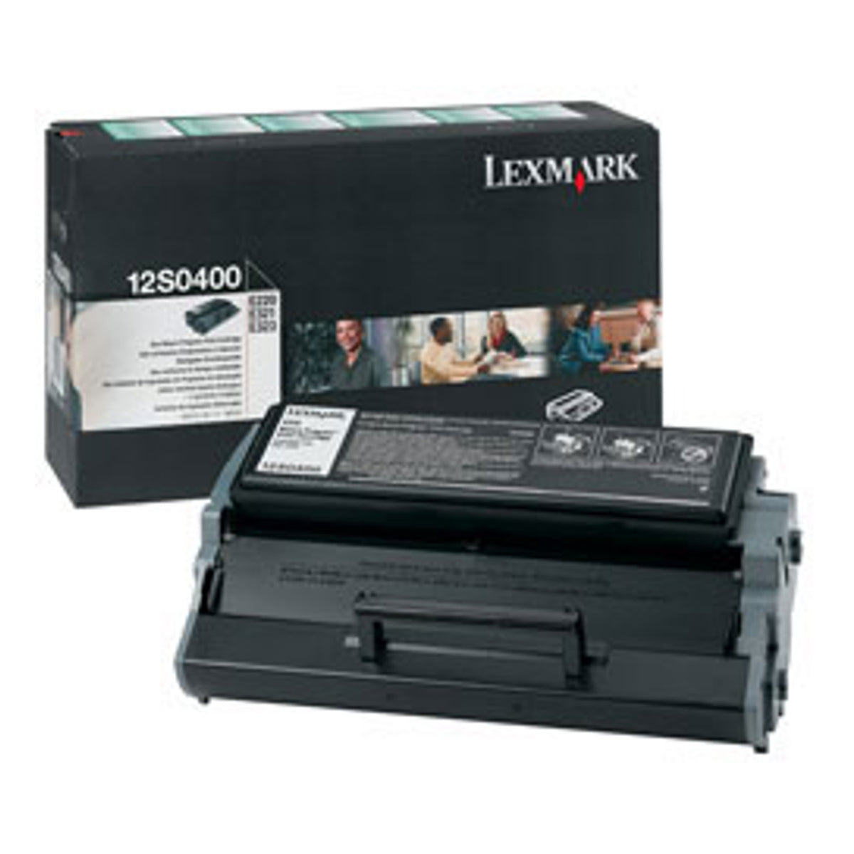 LEXMARK 12S0400 Black Original Toner Cartridge - Cartouches Certifiées