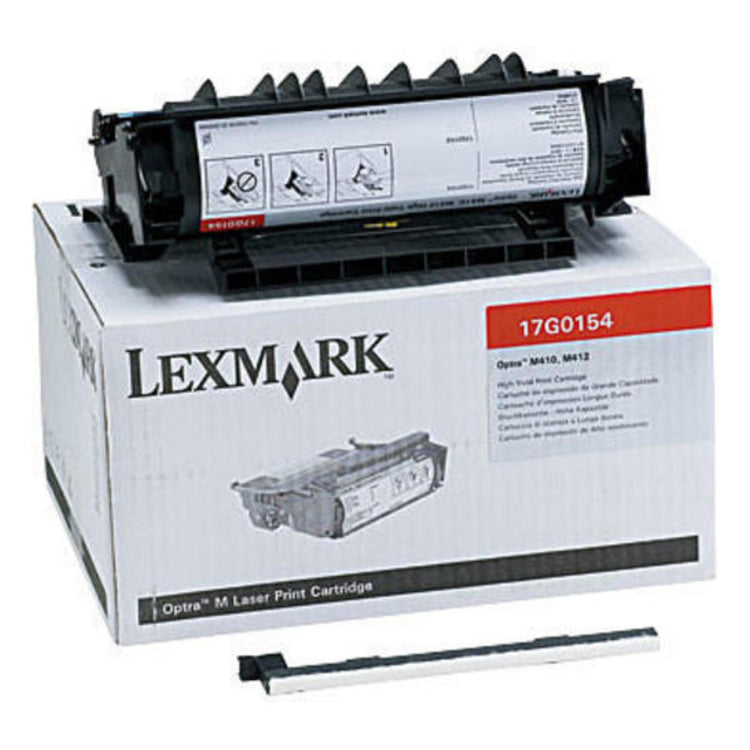 LEXMARK 17G0154 Black Original Toner Cartridge - Cartouches Certifiées