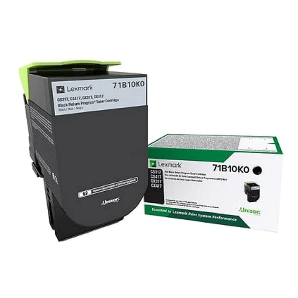 LEXMARK 71B10K0 (71B0010) Black Original Toner Cartridge - Cartouches Certifiées