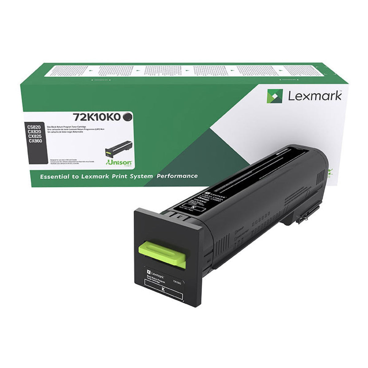 LEXMARK 72K10K0 Black Original Toner Cartridge - Cartouches Certifiées
