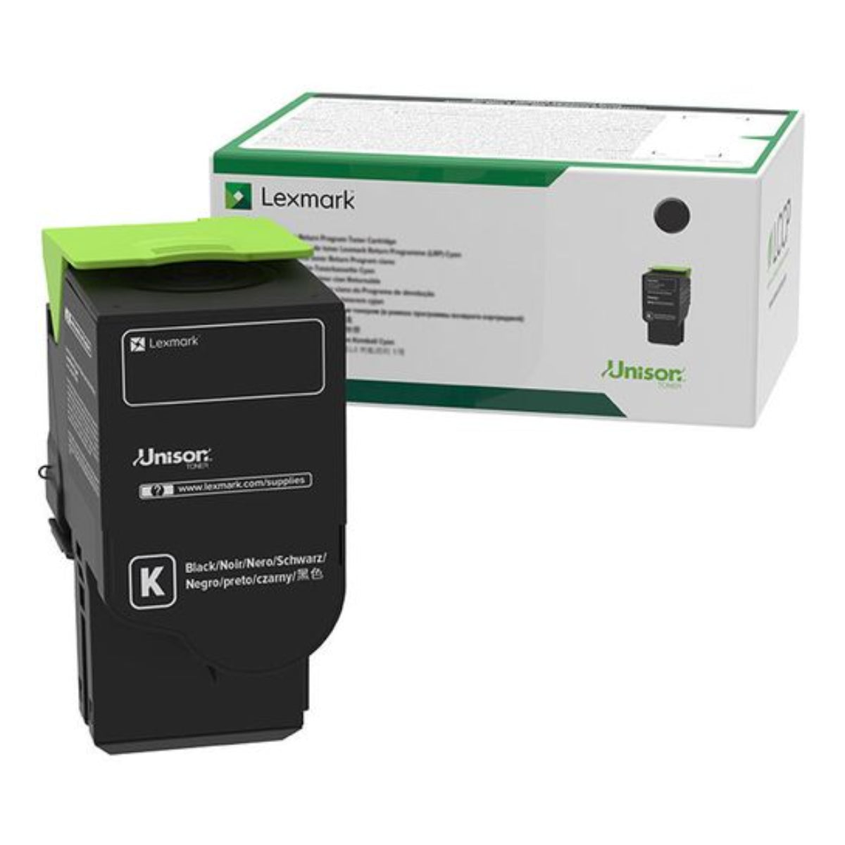 LEXMARK 80C10K0 (801K) Black Original Toner Cartridge - Cartouches Certifiées