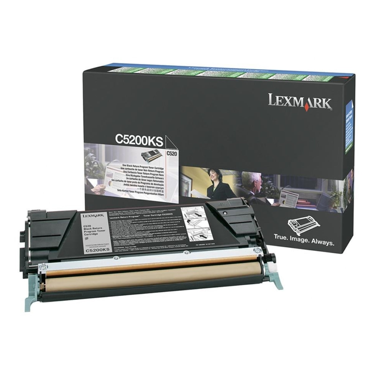 LEXMARK C5200KS Black Original Toner Cartridge - Cartouches Certifiées