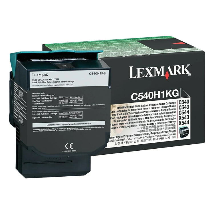 LEXMARK C540H1KG Black Original Toner Cartridge - Cartouches Certifiées