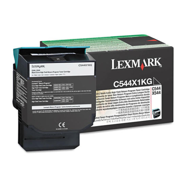 LEXMARK C544X1KG Black Original Toner Cartridge - Cartouches Certifiées