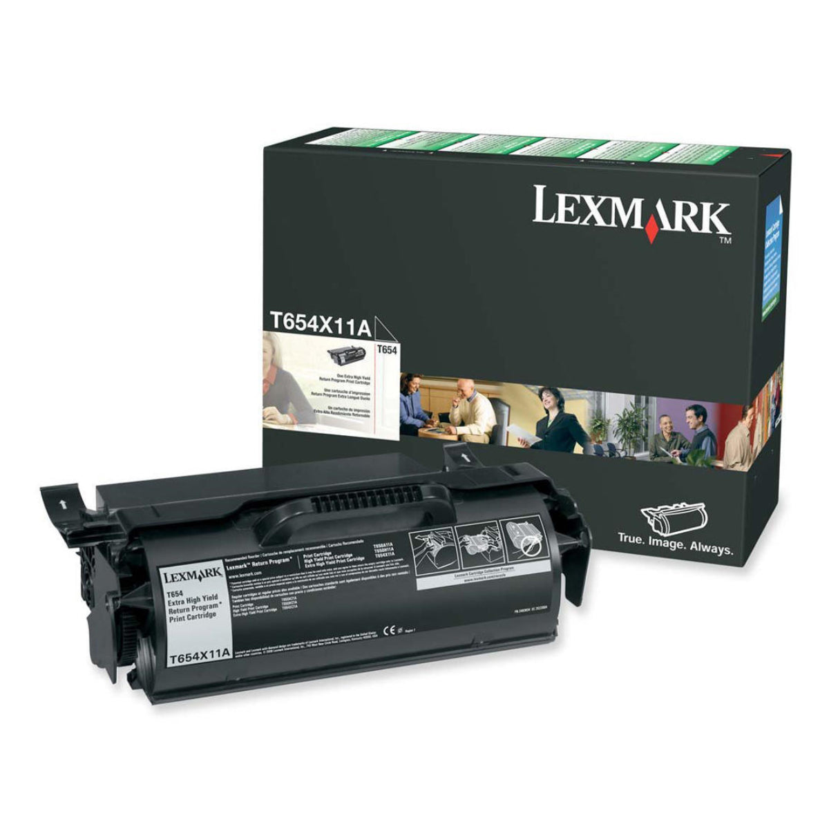 LEXMARK T654X11A Black Original Toner Cartridge - Cartouches Certifiées