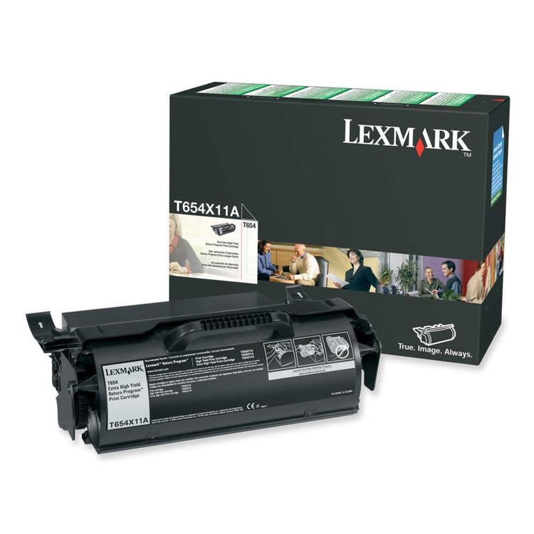 LEXMARK T654X11A Black Original Toner Cartridge - Cartouches Certifiées