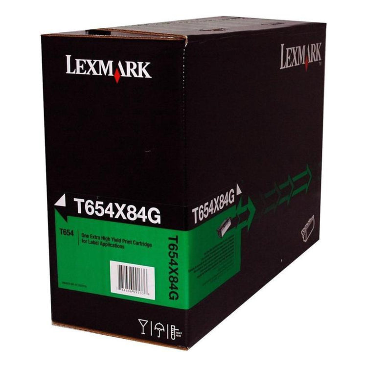 LEXMARK T654X84G Black Original Toner Cartridge - Cartouches Certifiées