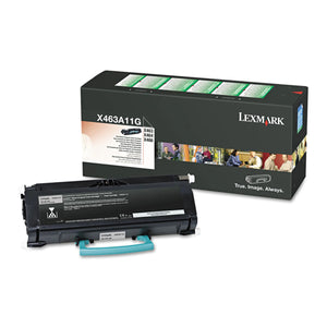 LEXMARK X463A11G Black Original Toner Cartridge - Cartouches Certifiées