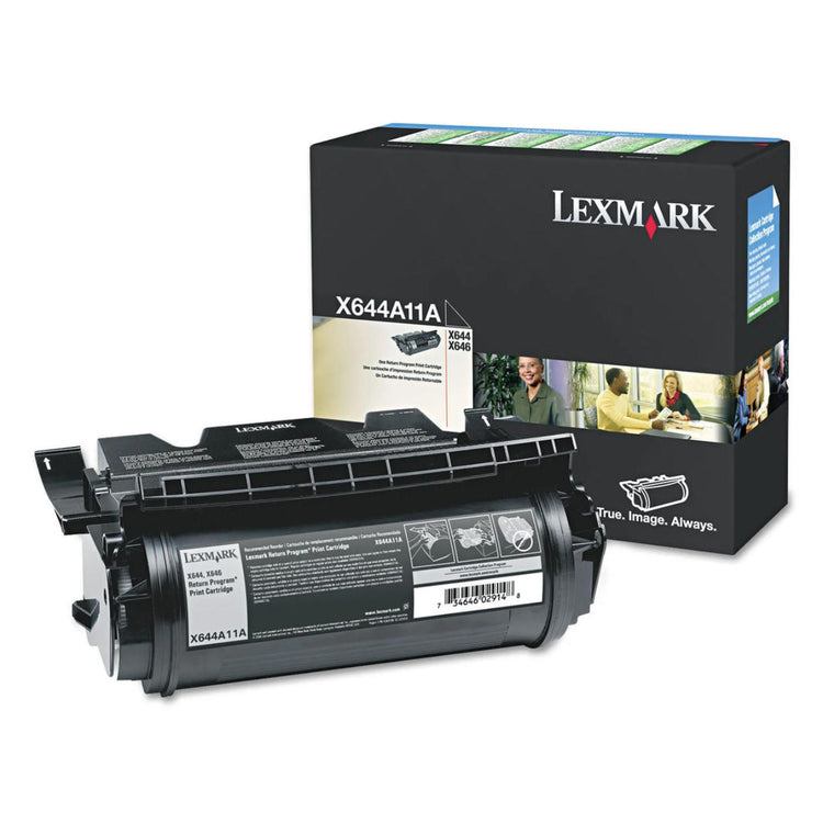 LEXMARK X644A11A Black Original Toner Cartridge - Cartouches Certifiées