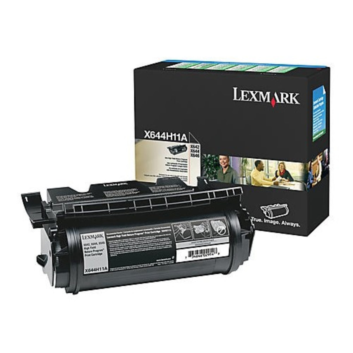 LEXMARK X644H11A Black Original Toner Cartridge - Cartouches Certifiées