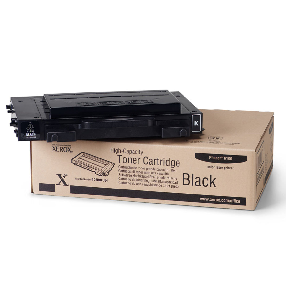 XEROX 106R00684 Black Original Toner Cartridge - Cartouches Certifiées