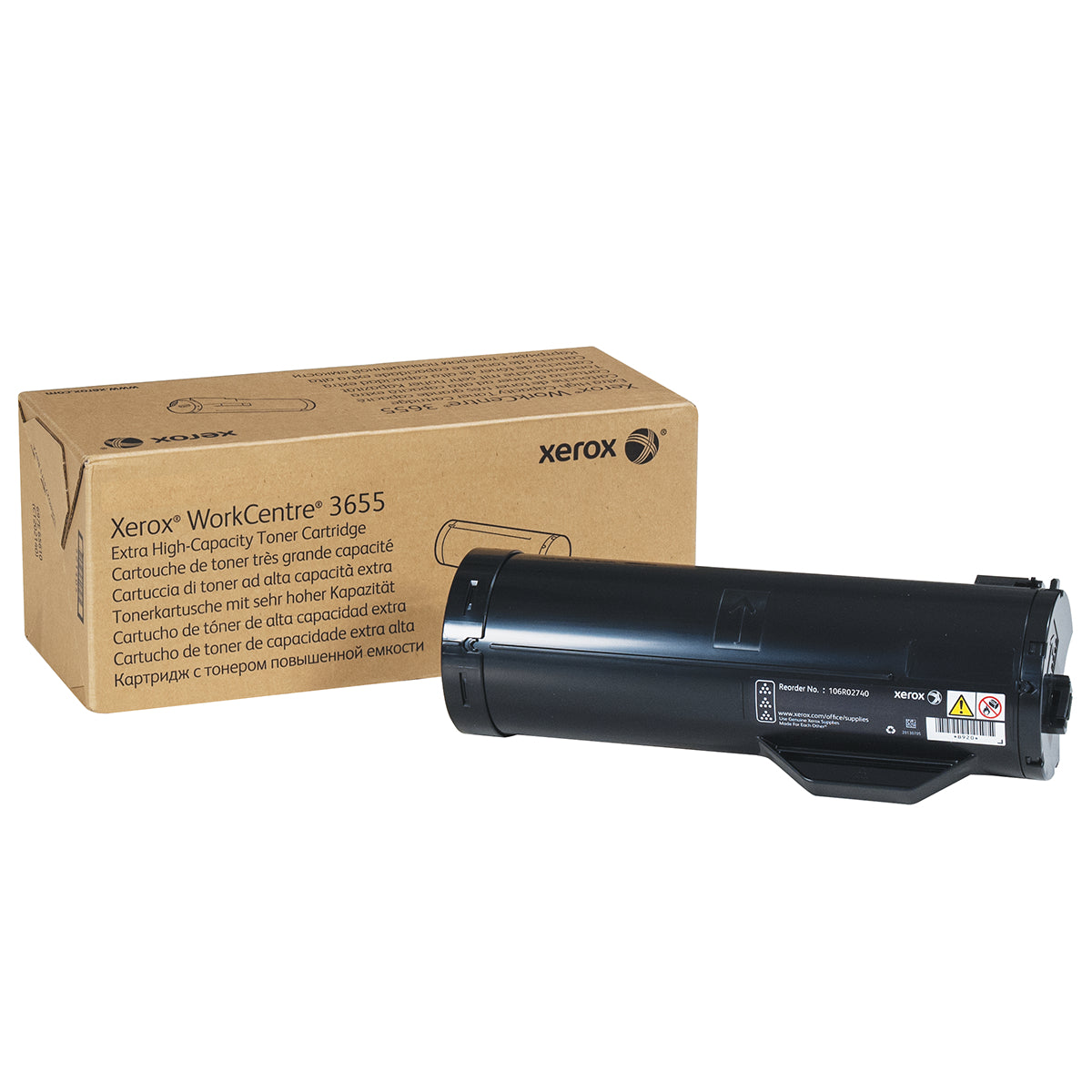 XEROX 106R02740 Black Original Toner Cartridge - Cartouches Certifiées