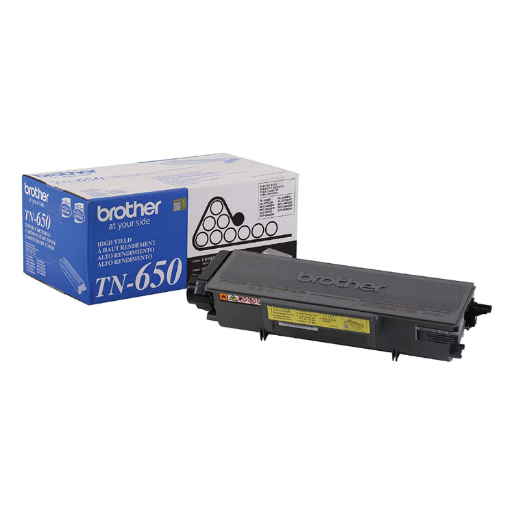 BROTHER TN-650 Black Original Toner Cartridge - Cartouches Certifiées