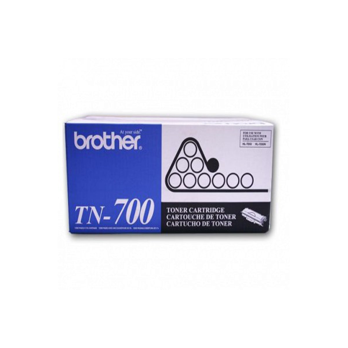 BROTHER TN-700 Black Original Toner Cartridge - Cartouches Certifiées