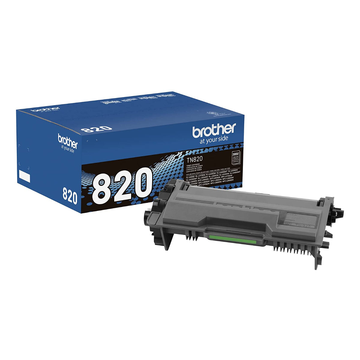 BROTHER TN-820 Black Original Toner Cartridge - Cartouches Certifiées